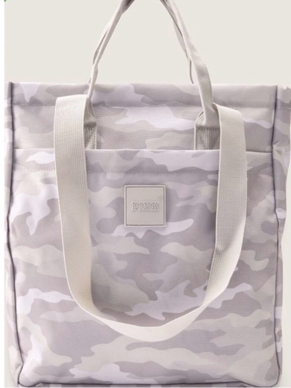 PINK Victoria's Secret Men's Camouflage Tote Backpack - Light Gray & Beige
